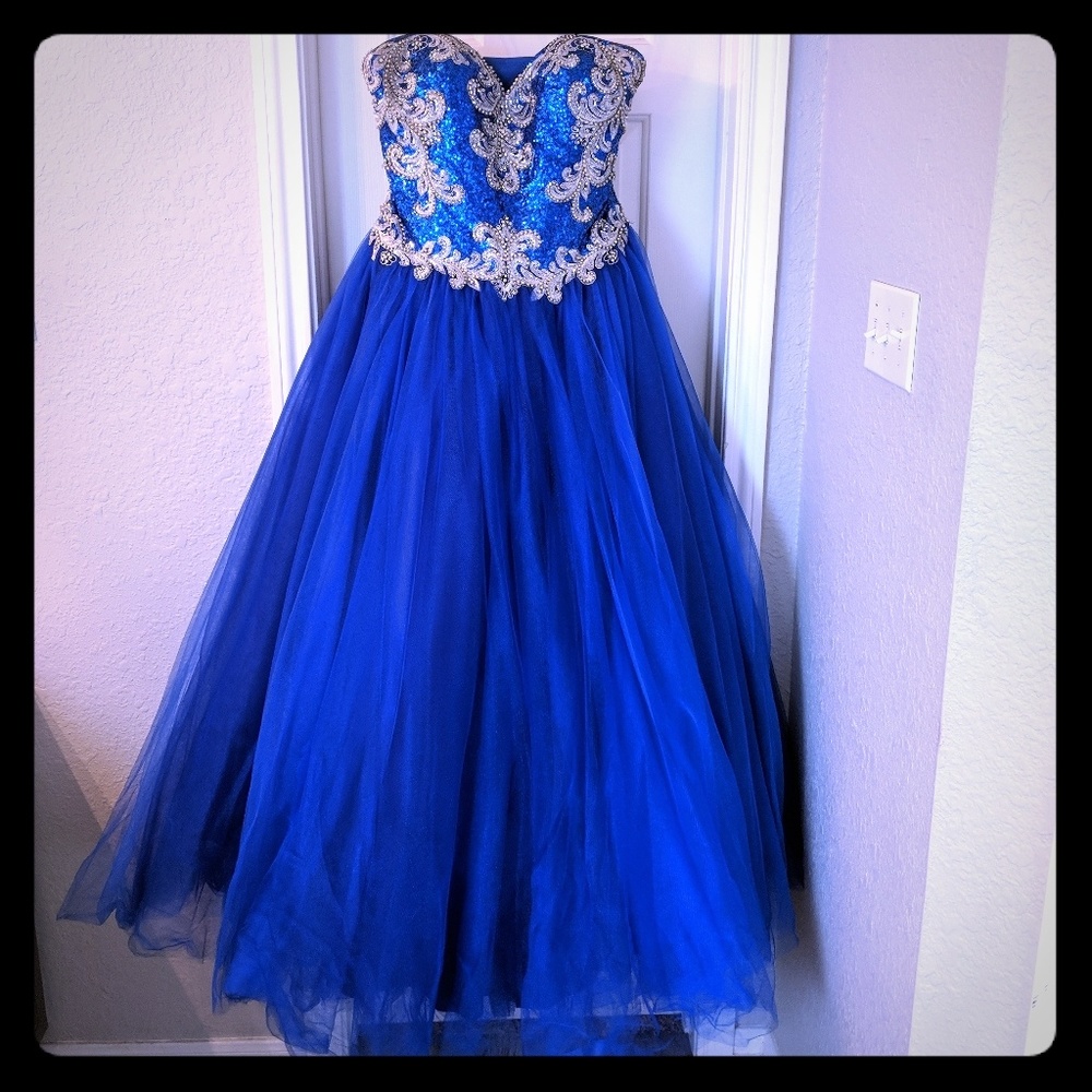 Strapless Floor Length Dress